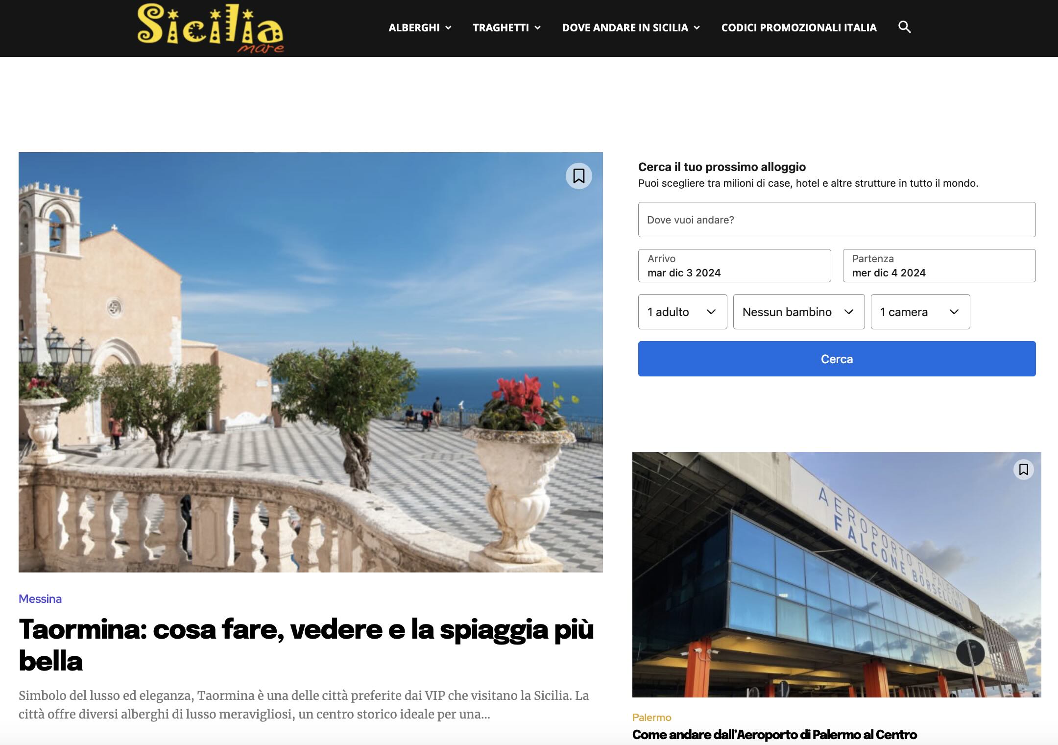 Sicilia Mare homepage