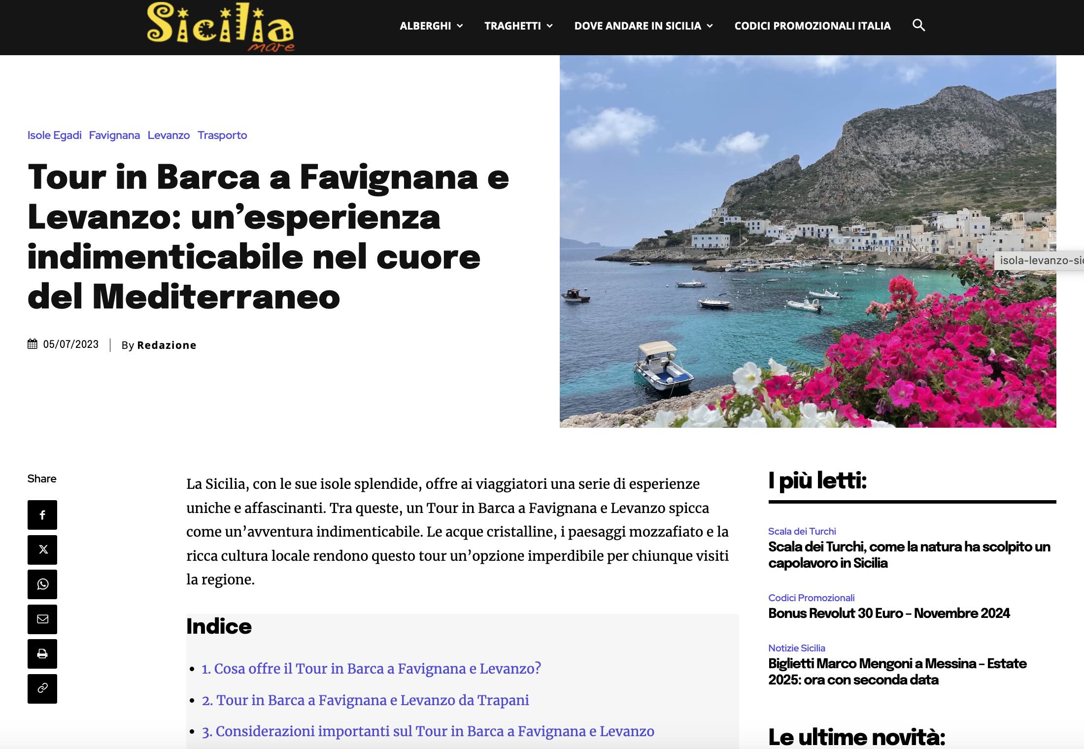 Sicilia Mare post
